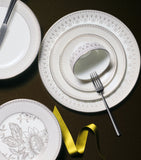 Wedgwood Bone China Silver Tonquin Plate (27cm)