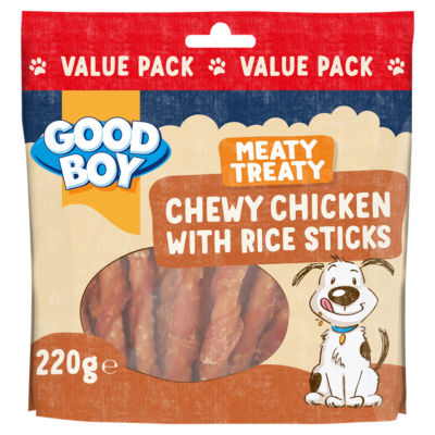 Good Boy meaty chicken treat sticks 220g, UK version