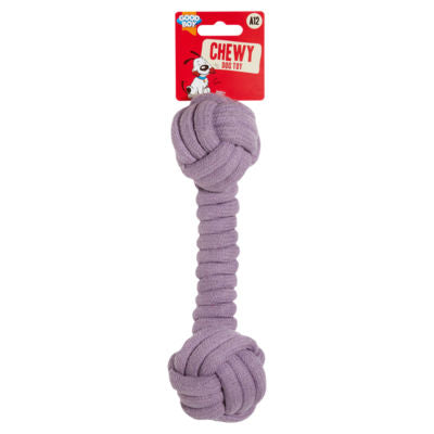 Good Boy Rope Dumbbell dog toy, UK version