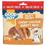 Good Boy dog treats chicken variety pack 220g, UK version
