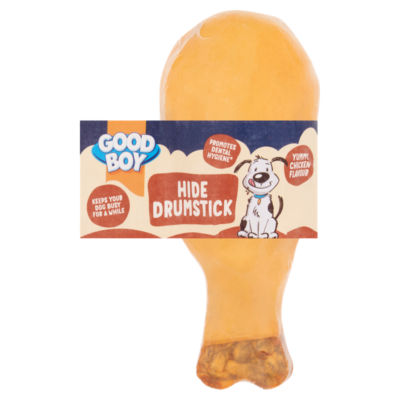 Good Boy Hide Drumstick Chicken Flavour Dog Treat 65g, UK version