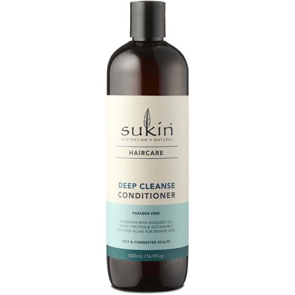 Sukin Deep Cleanse Conditioner bottle (British brand)