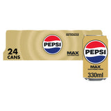 Pepsi Max no sugar no caffeine cola cans 24 x 330ml, imported from the UK
