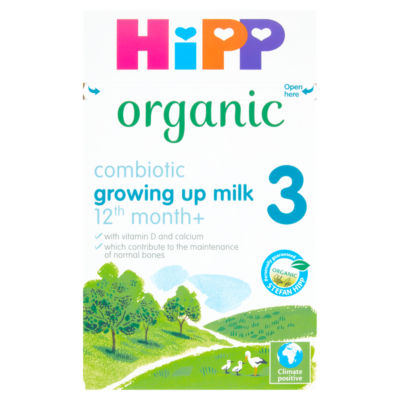 HiPP 3 growing up baby milk powder 600g, UK version