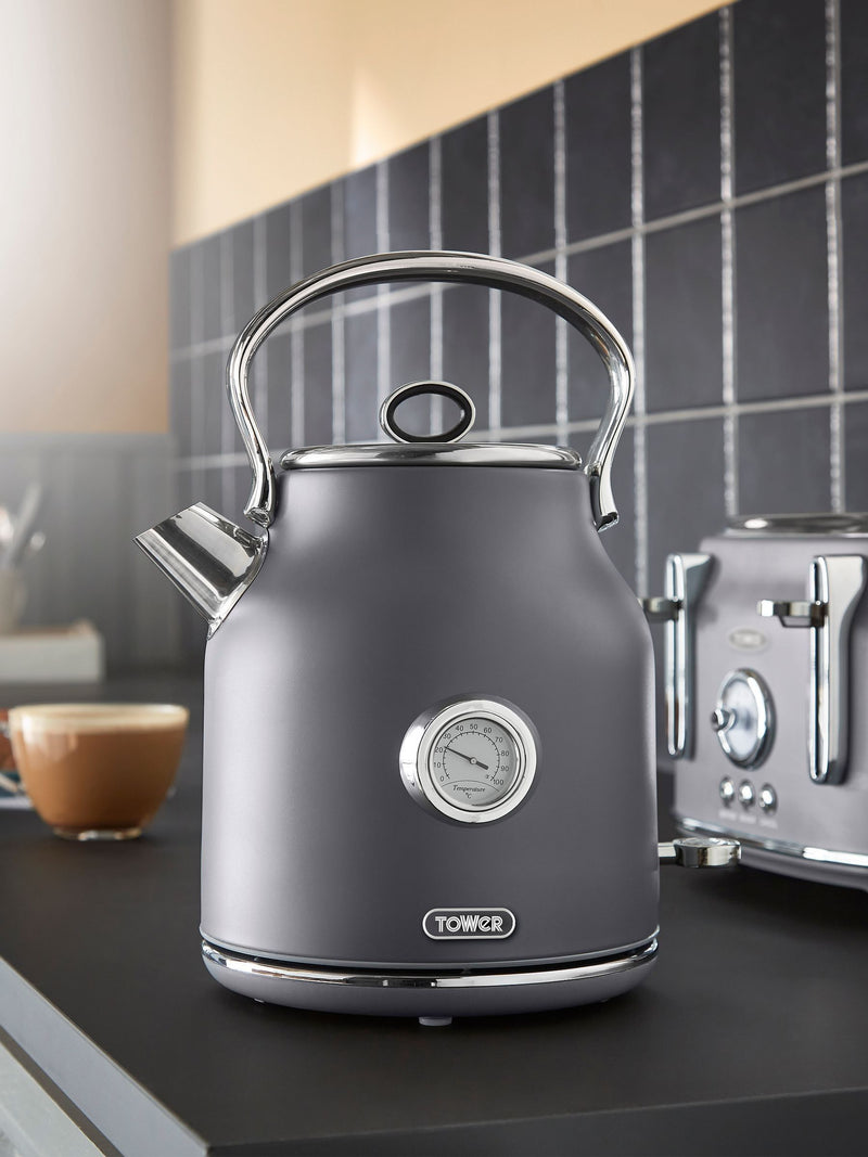 Tower Grey Renaissance 1.7L kettle (British brand)