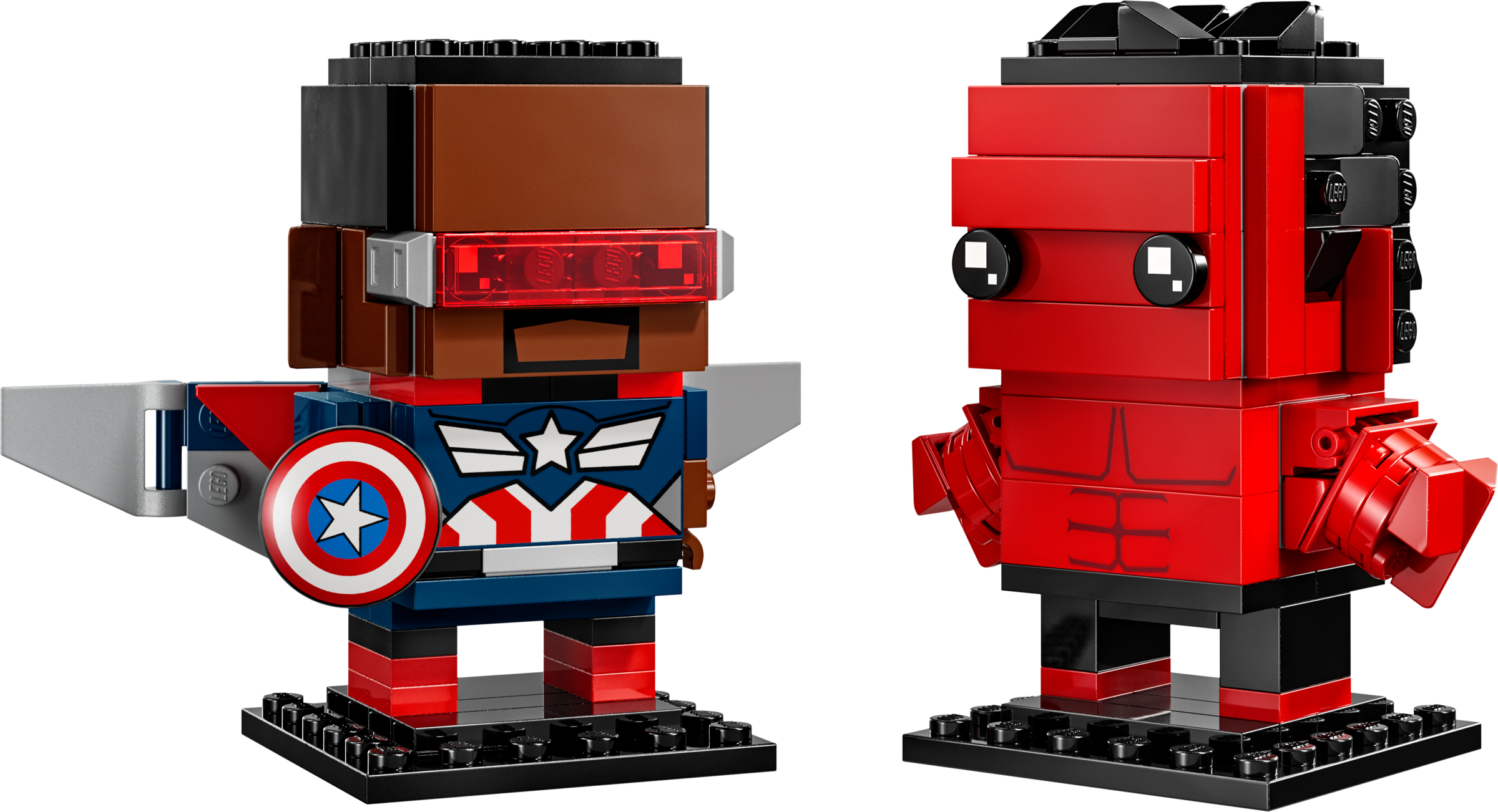 Captain America & Red Hulk Figures