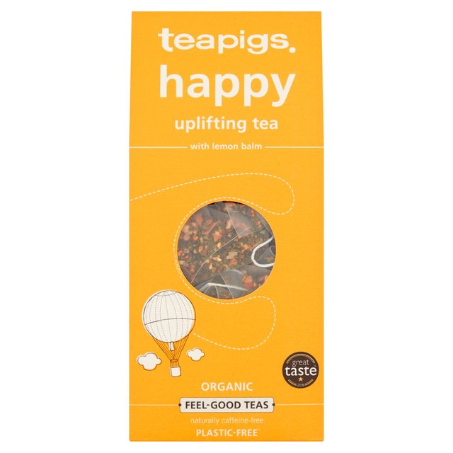 teapigs Happy Organic Tea Bags with Lemon Balm   15 per pack GOODS M&S   