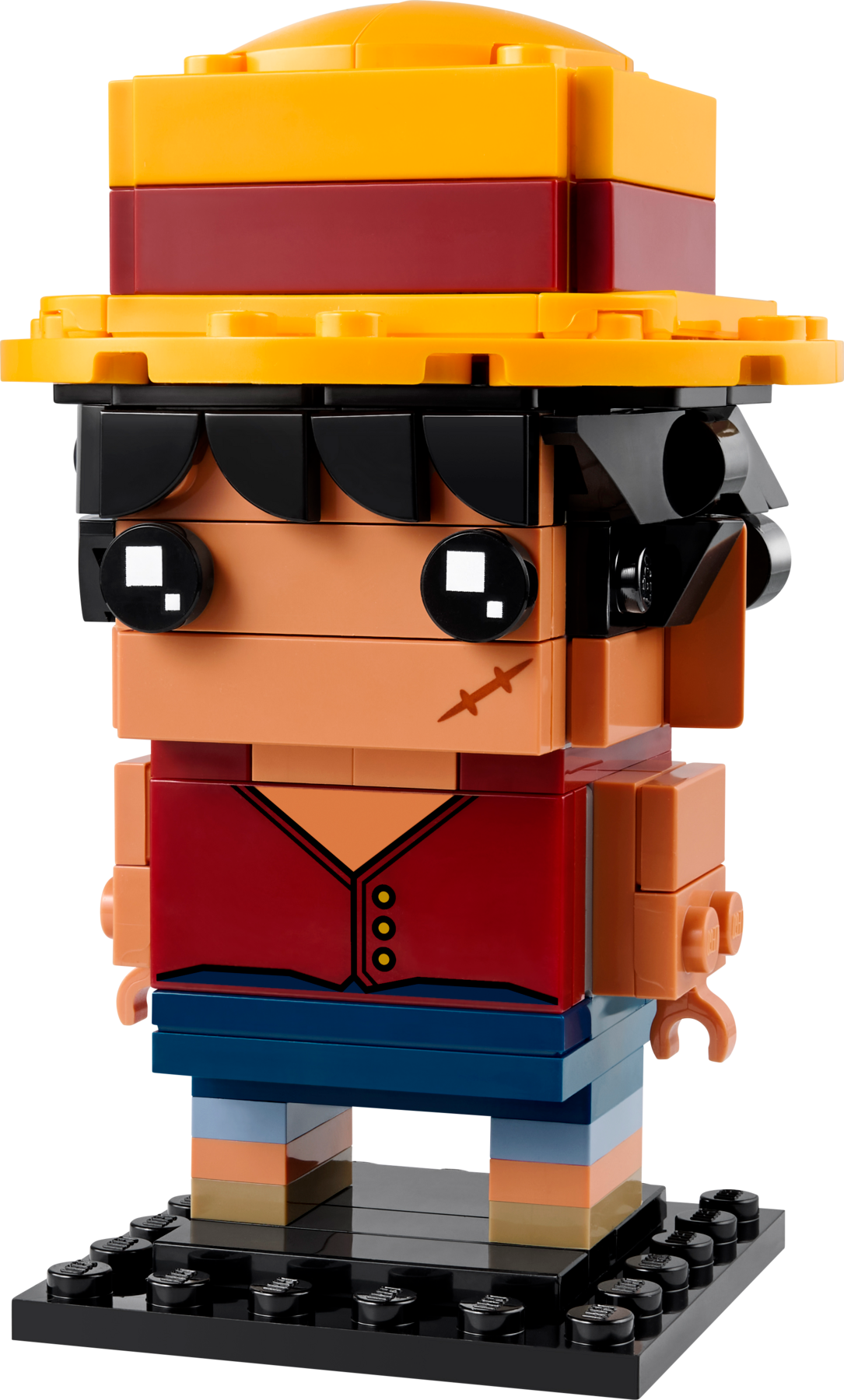 LEGO BrickHeadz Monkey D. Luffy Figure 136 Pieces, imported from the UK