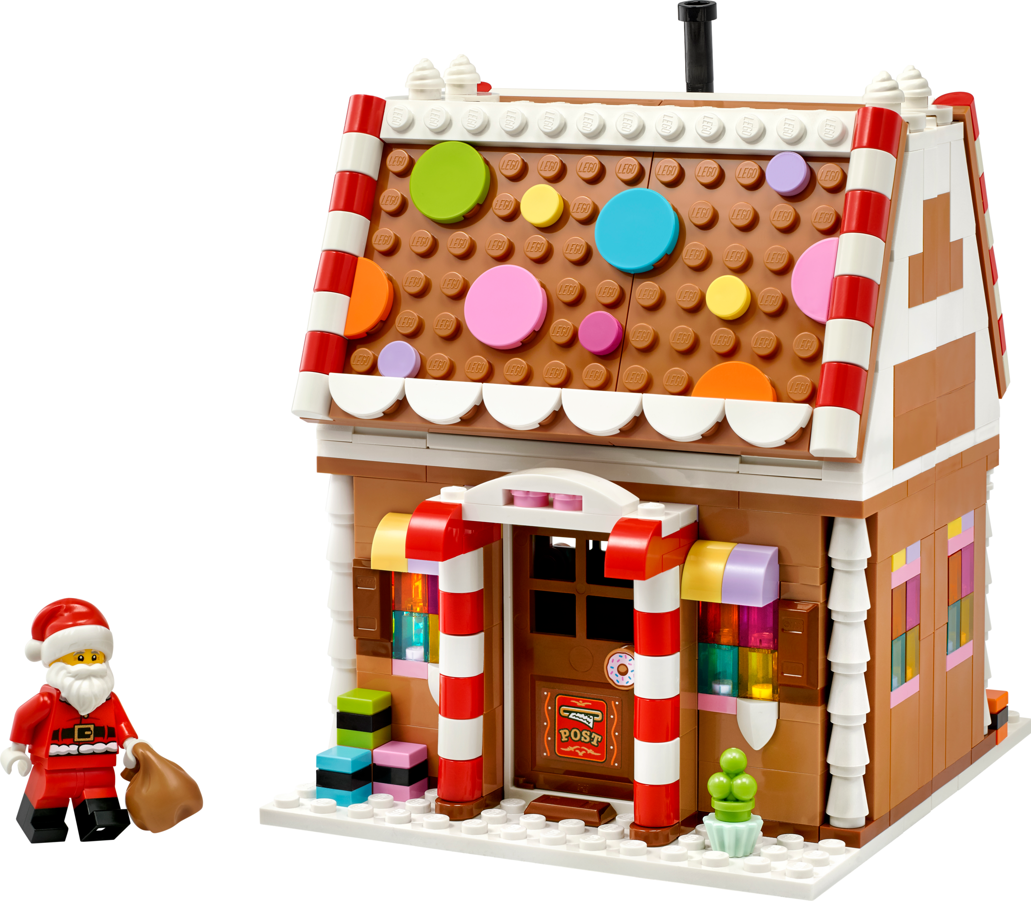 LEGO Festive Gingerbread House building set 498 pieces, UK version