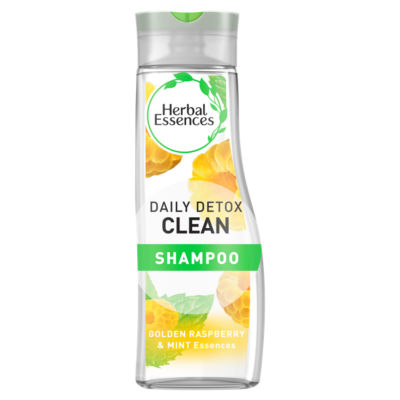 Herbal Essences Daily Detox Shampoo Golden Raspberry Mint 400ml, UK version