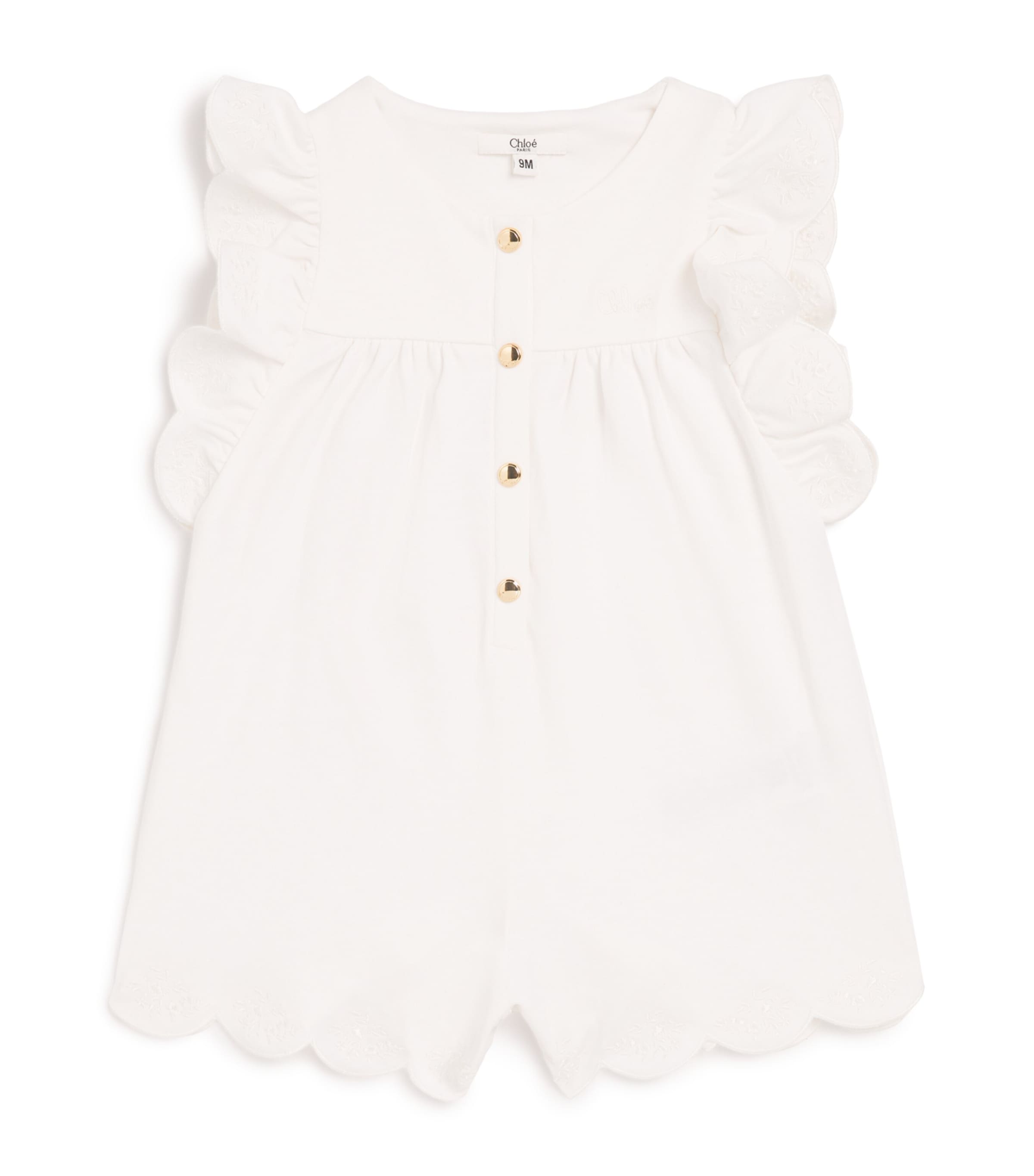 Chloé Kids embroidered playsuit 6-36 months - British product