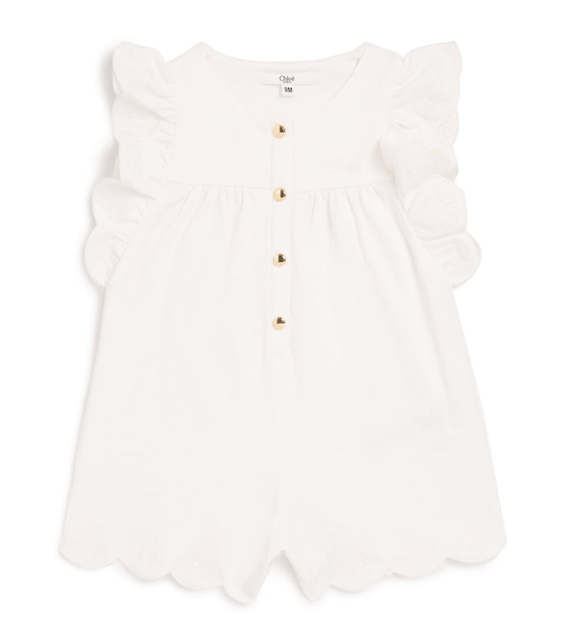 Chloé Kids embroidered playsuit 6-36 months - British product