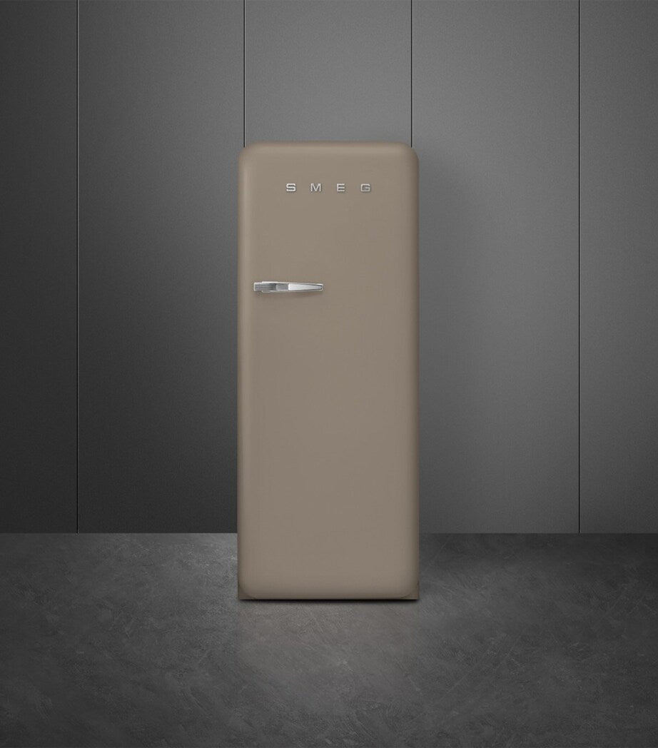 Retro Stainless Steel Fridge with Humidity Control and Temperature Zone