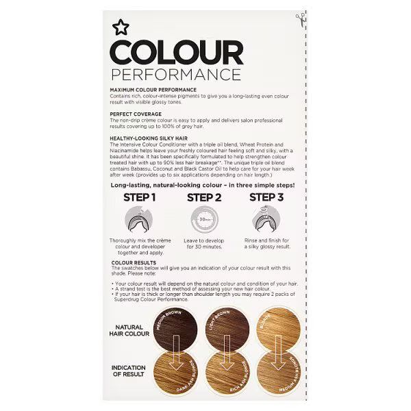 Superdrug ash blonde hair colour imported from the UK