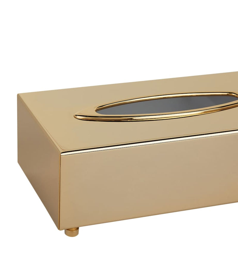 ZODIAC Box Gold-Plated Tissue Box