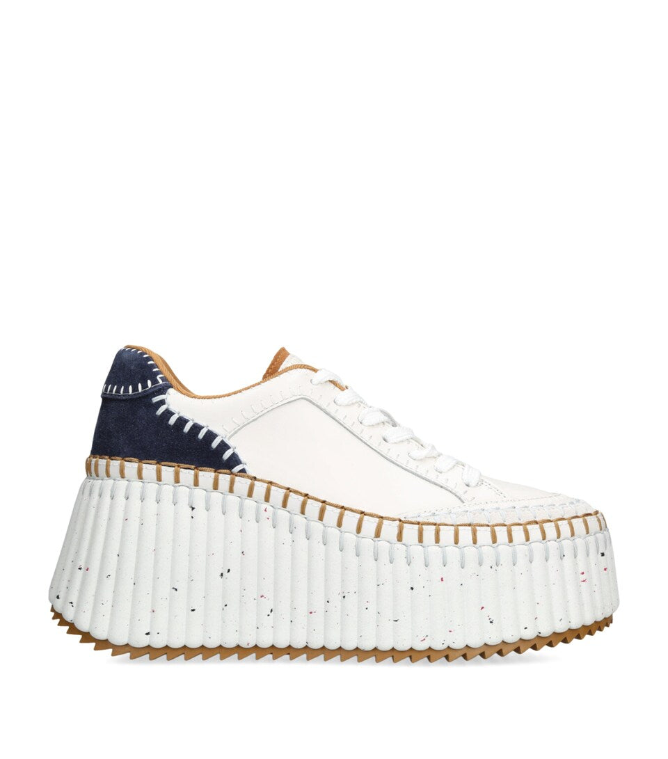Lightweight Breathable Mesh Sneakers with Rubber Sole and Contrast Topstitching