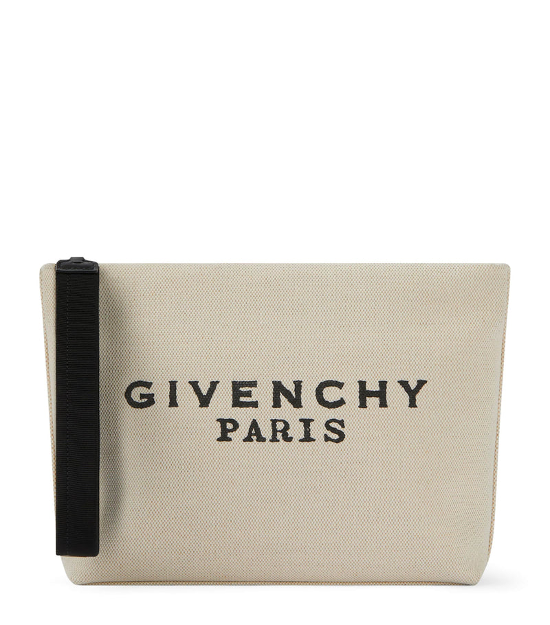 Givenchy Canvas Logo Pouch, UK version