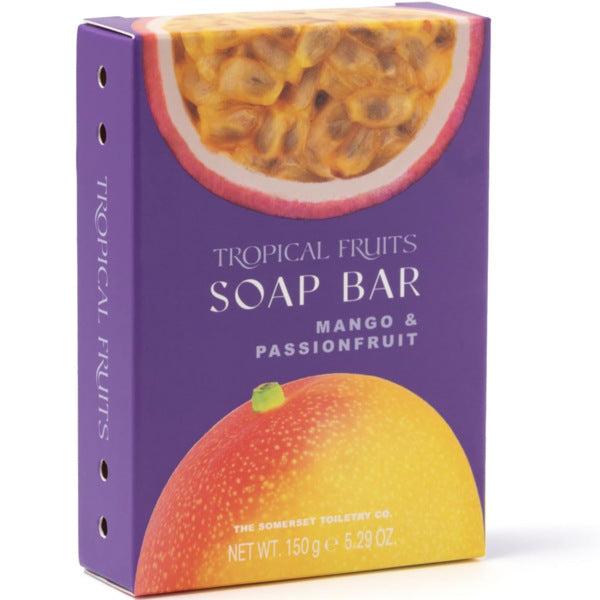 Mango Passionfruit Glycerine Soap 150g, imported from the UK