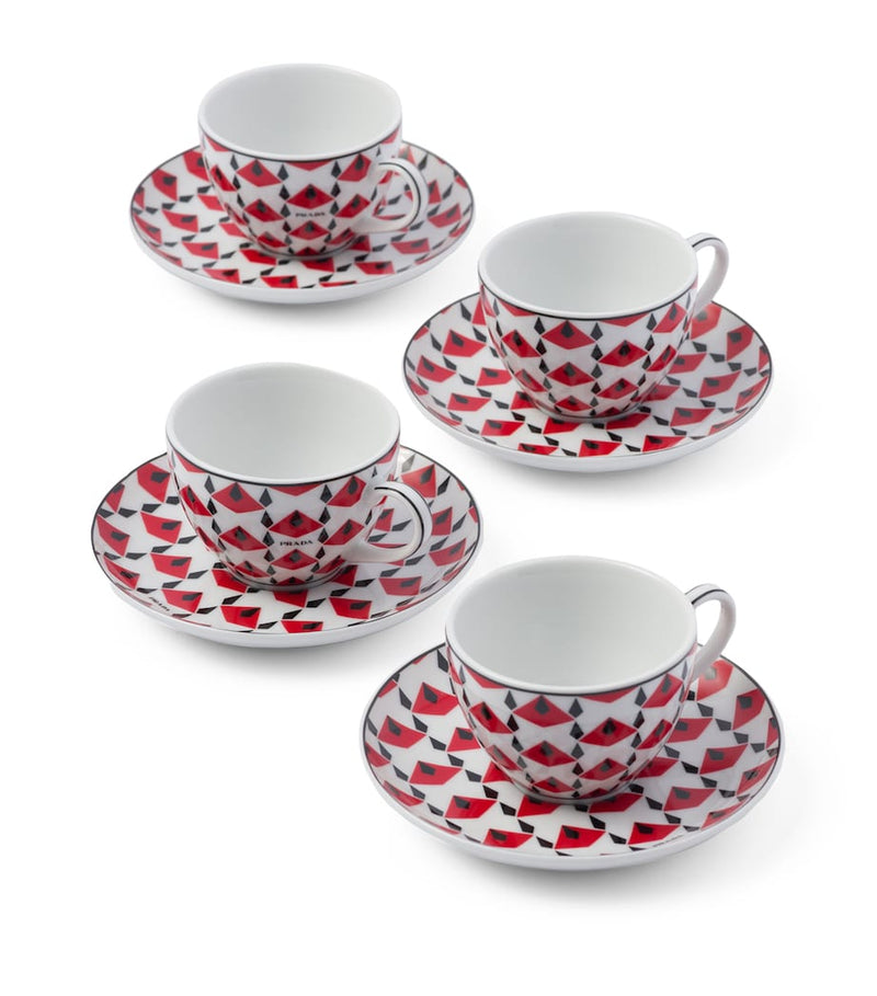 Prada Vienna coffee cup and saucer set, imported from the UK