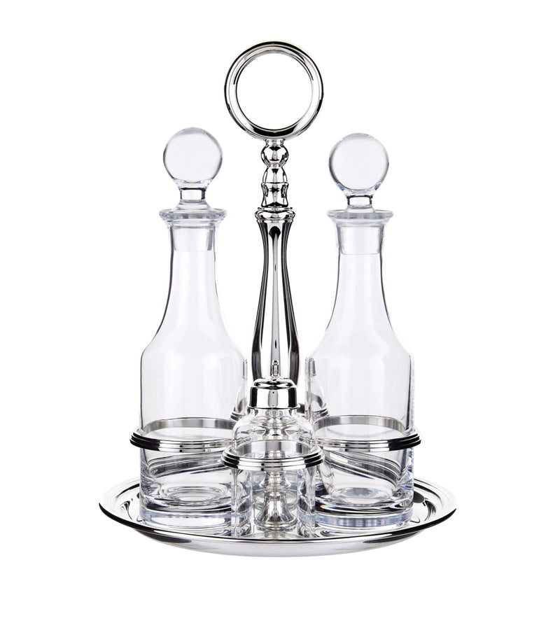 Greggio Silver Plated Georgian Cruet Set