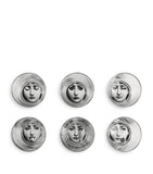 Fornasetti Tema e Variazioni glasses set of 6 8cm - British product