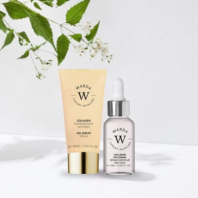 Warda Collagen Eye Serum and Gel Serum 15ml + 30ml
