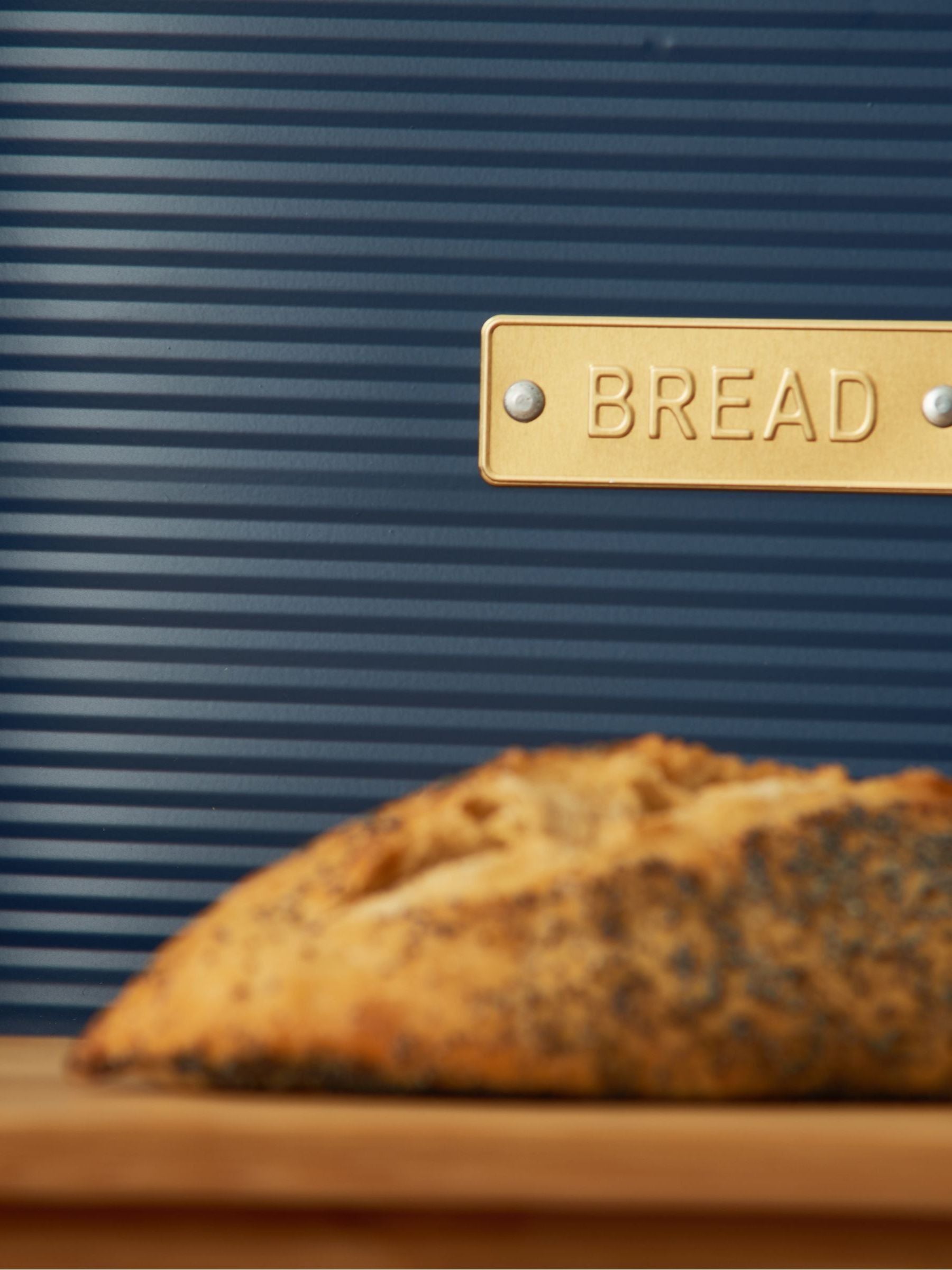Typhoon Blue Otto Bread Bin