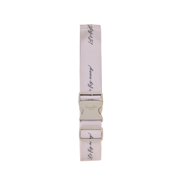 Danielle Creations Luggage Straps Mauve 2-Pack - British product