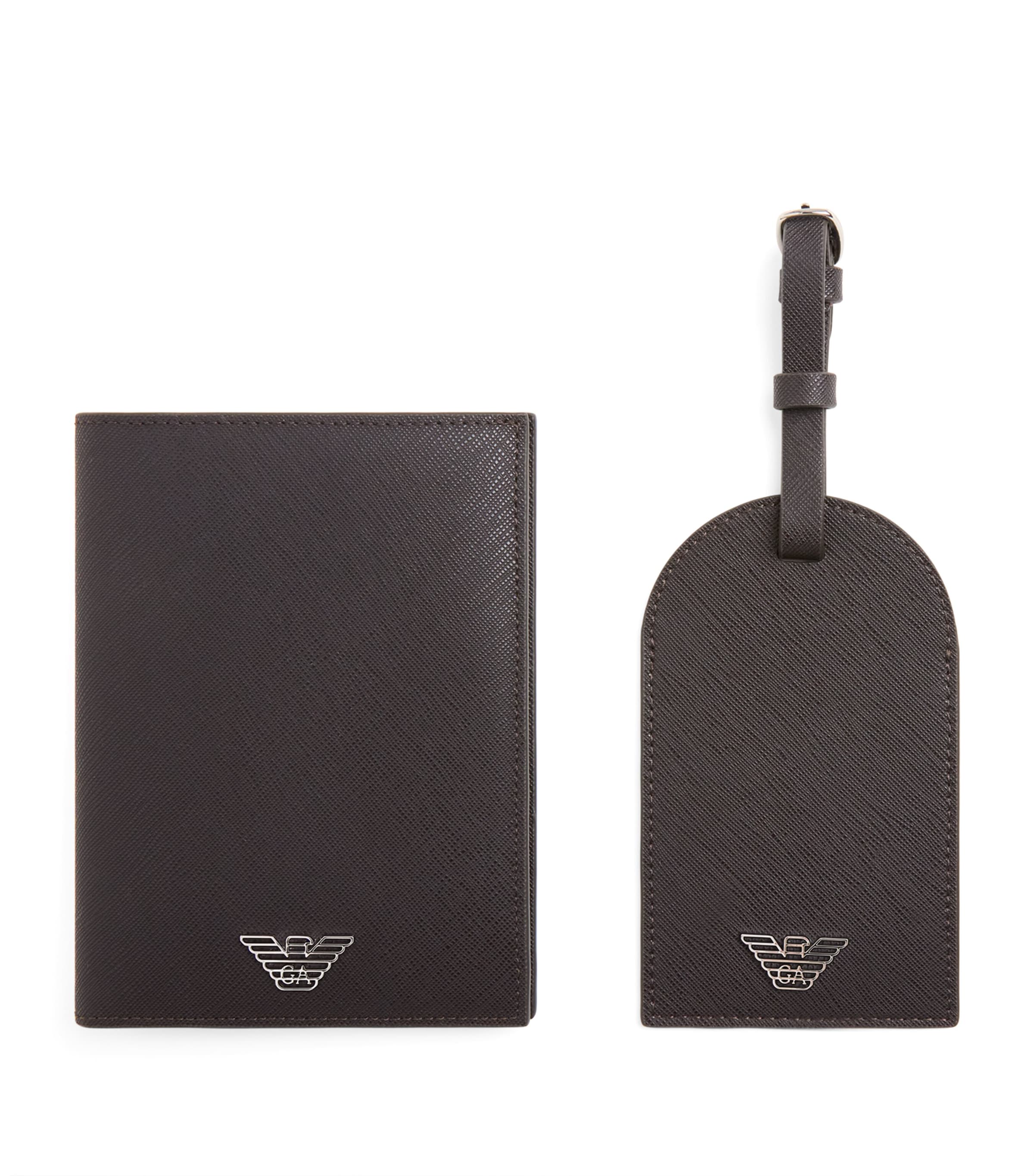 Emporio Armani passport holder and tag set - British product