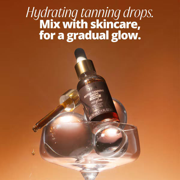 Skin & Tan Notox Face Glow Tanning Drops 30ml (British brand)