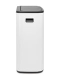 Brabantia White Bo Touch Double 30L bin British product