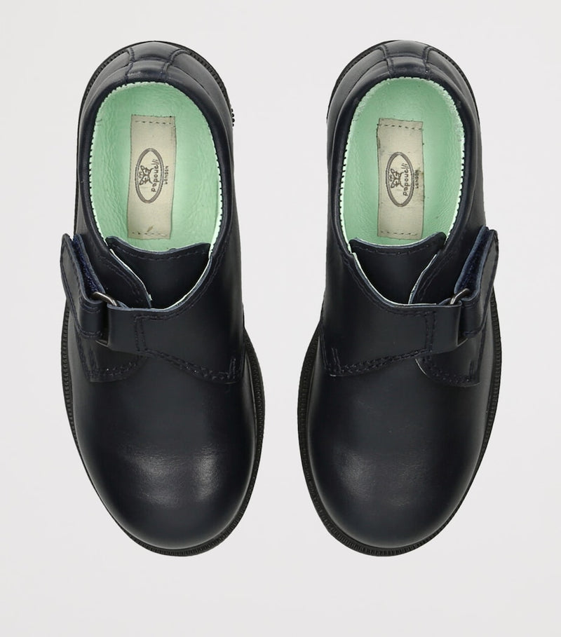 Papouelli Leather Fergus school shoes, imported from the UK