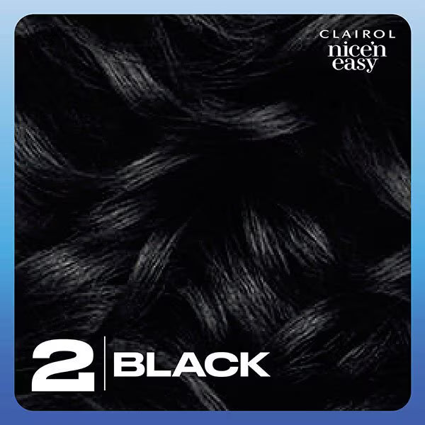 Clairol Nice'N Easy black hair dye - British product