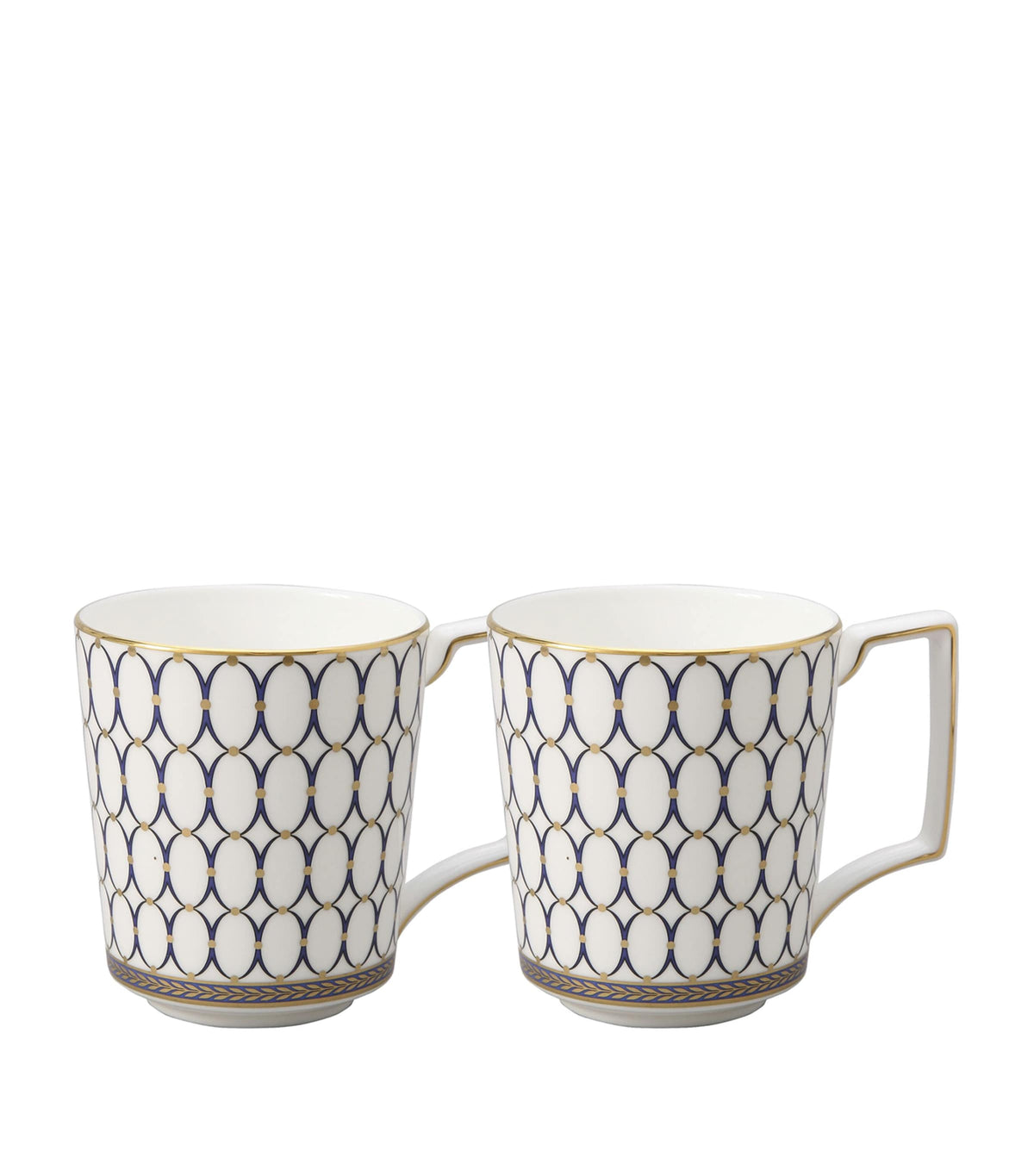 Wedgwood Renaissance bone china mugs set of 2 (British brand)