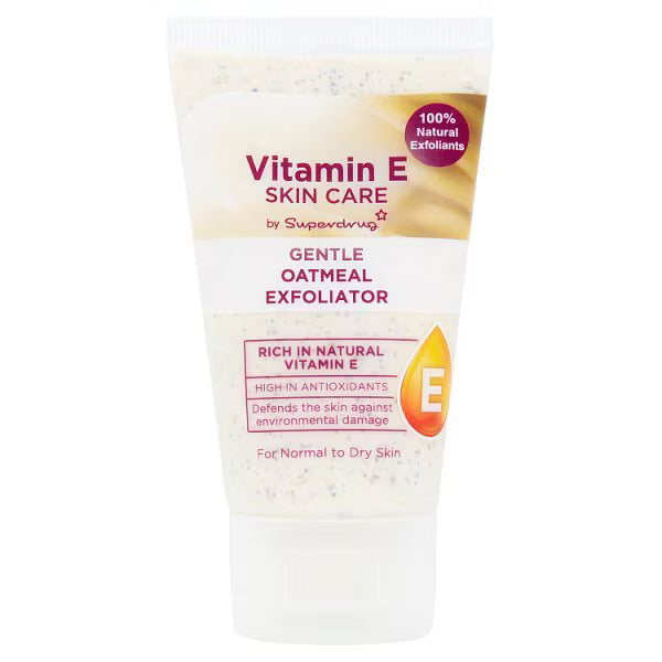 Superdrug Vitamin E Gentle Oatmeal Body Scrub Mini (British brand)