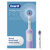 Oral-B Pro Vitality purple electric toothbrush, imported from the UK