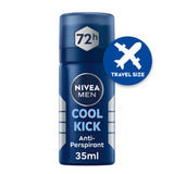 NIVEA Men Cool Kick anti-perspirant spray 35ml, imported from the UK
