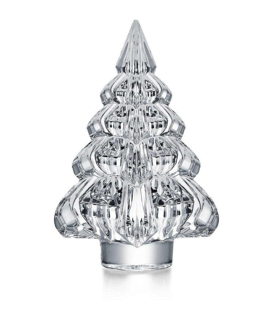 Baccarat crystal fir Christmas ornament 12.5cm - British product