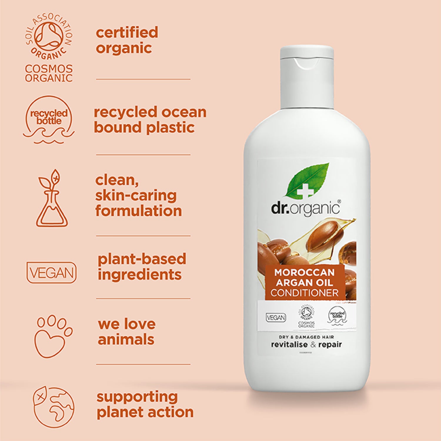 Dr Organic Moroccan Argan Oil Conditioner 265ml