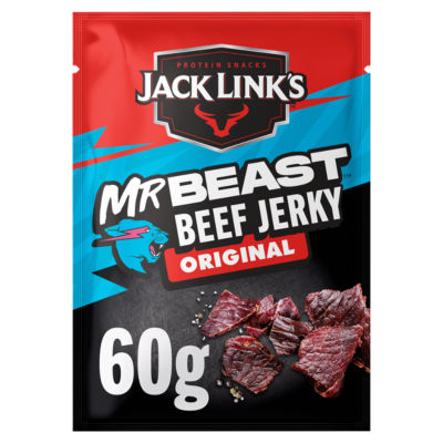 Jack Link's beef jerky original 60g, UK version