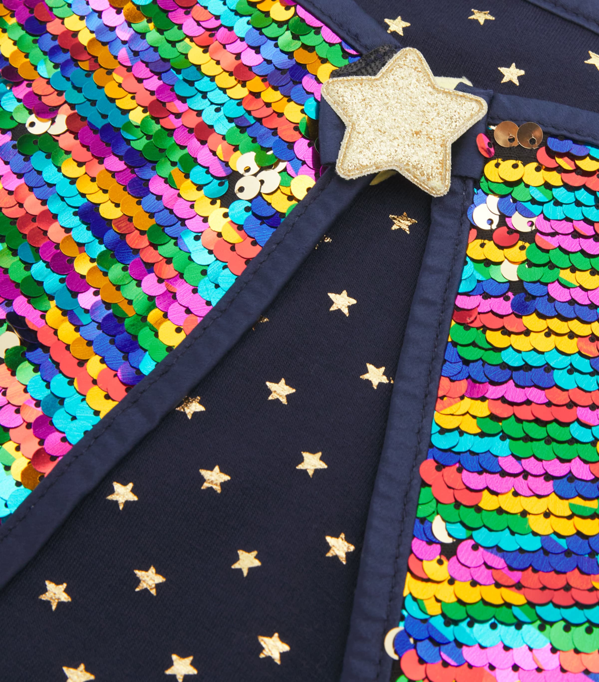 Rockahula sequin cape for ages 3-10 years, imported from the UK