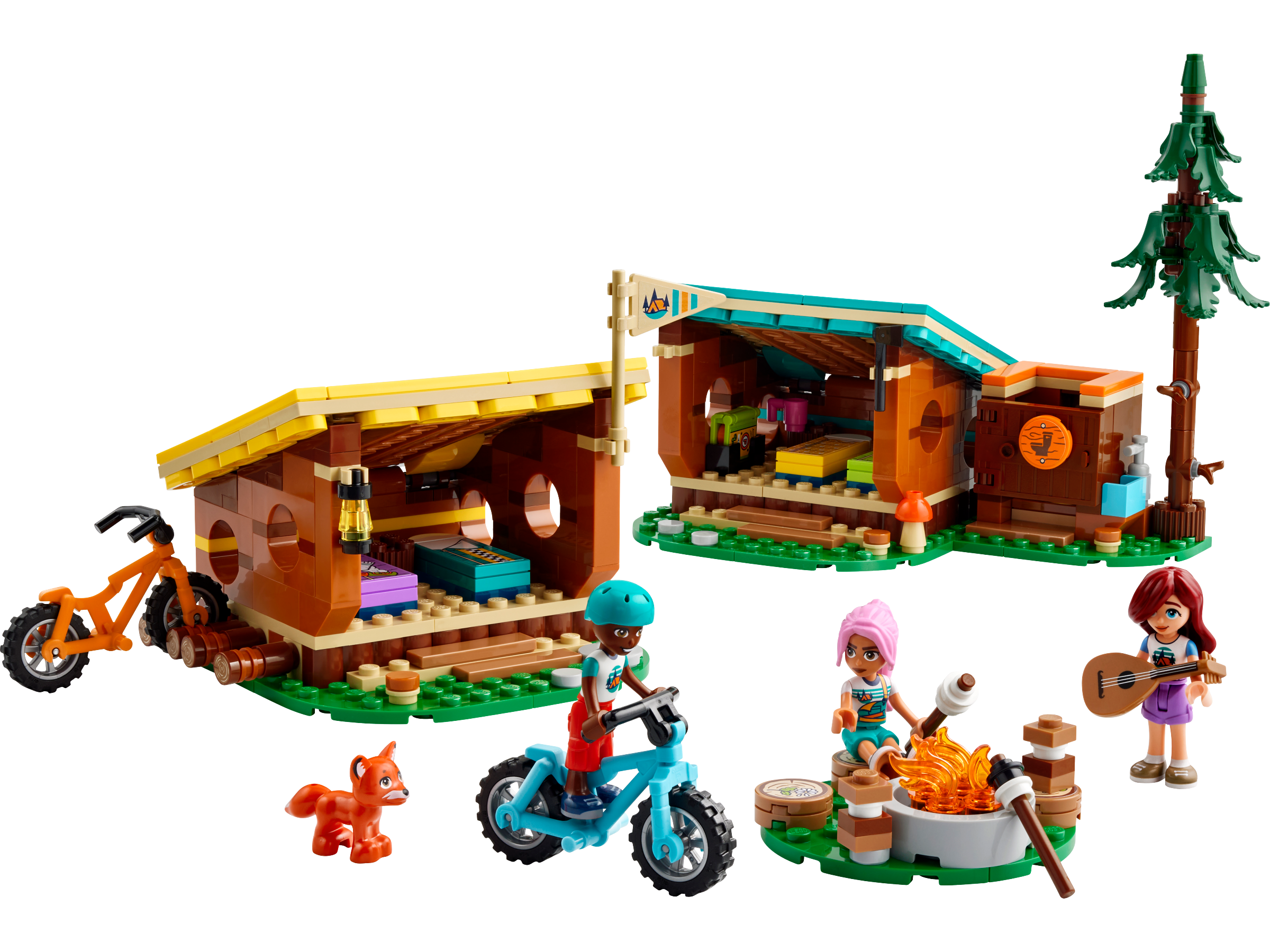 LEGO Friends Adventure Camp Cozy Cabins 437 Piece Set - British product