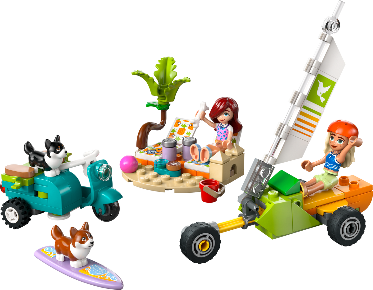 LEGO Surfing Dogs Scooter Adventure 113 Pieces (British brand)
