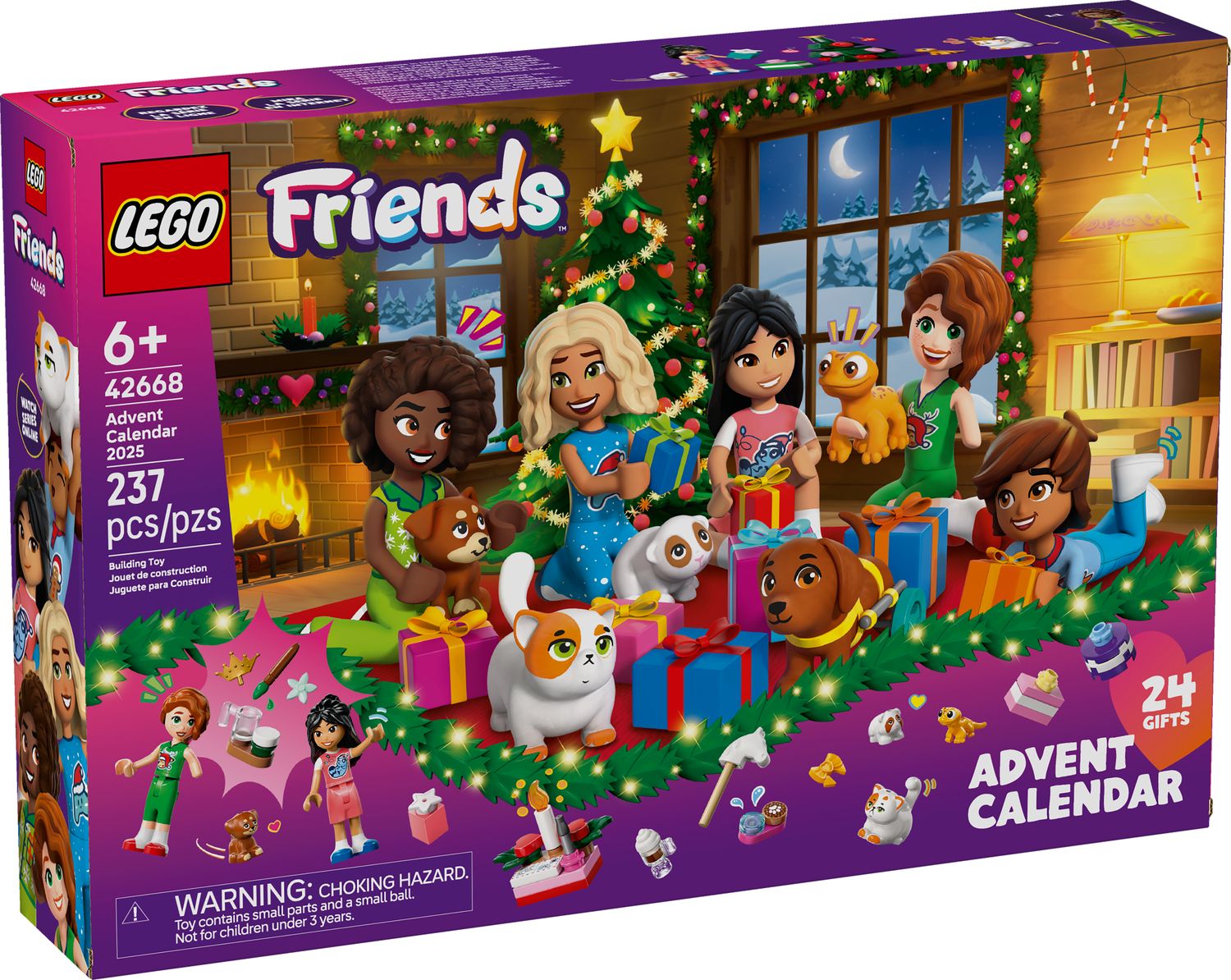 LEGO Friends Advent Calendar 2025 Building Set 237 pieces, UK version