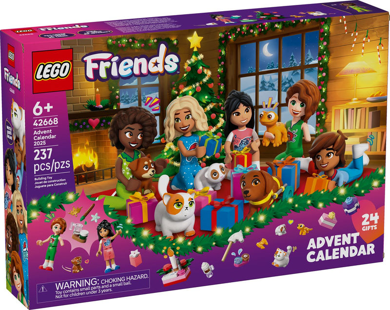 LEGO Friends Advent Calendar 2025 Building Set 237 pieces, UK version
