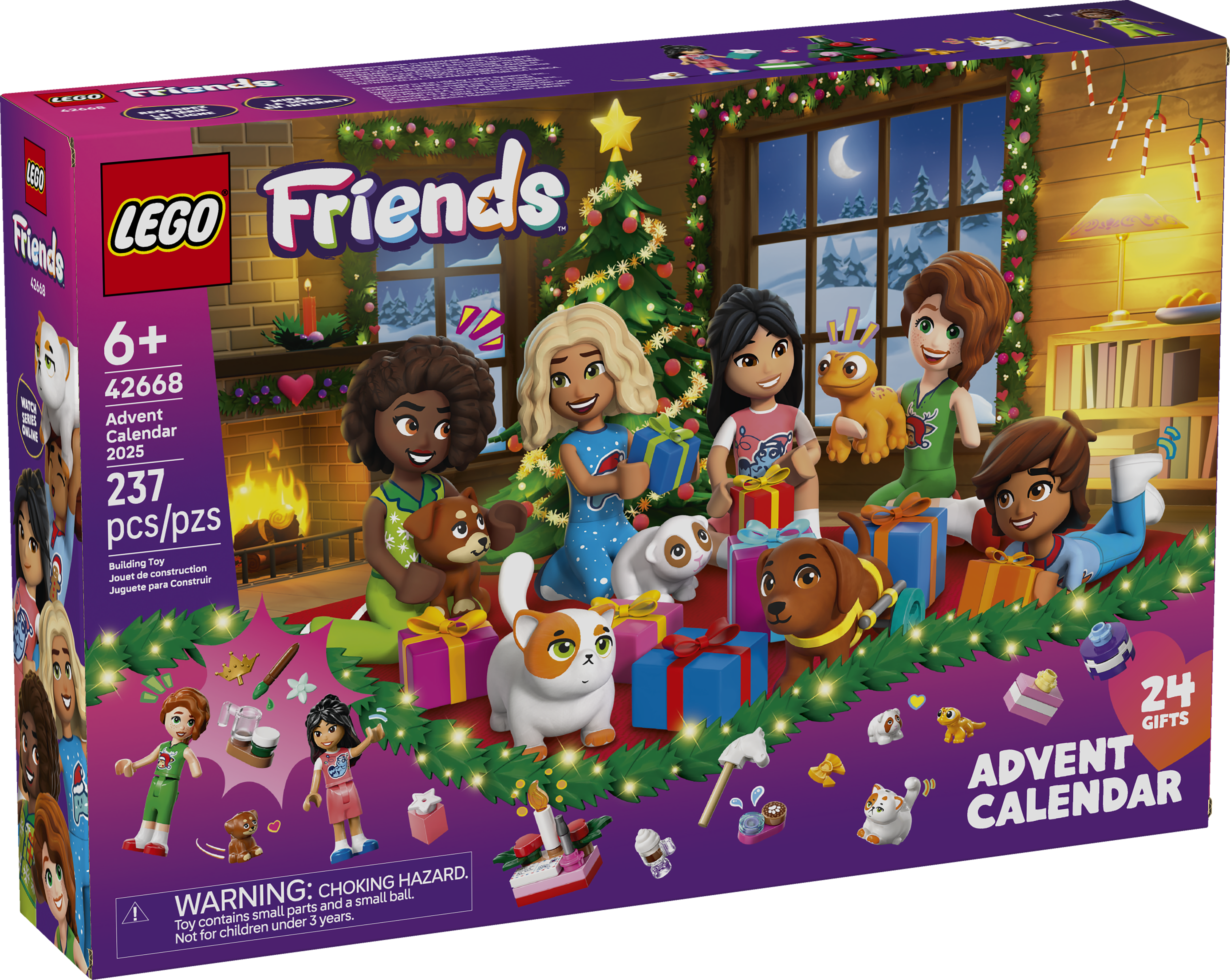 LEGO Friends Advent Calendar 2025 Building Set 237 pieces, UK version
