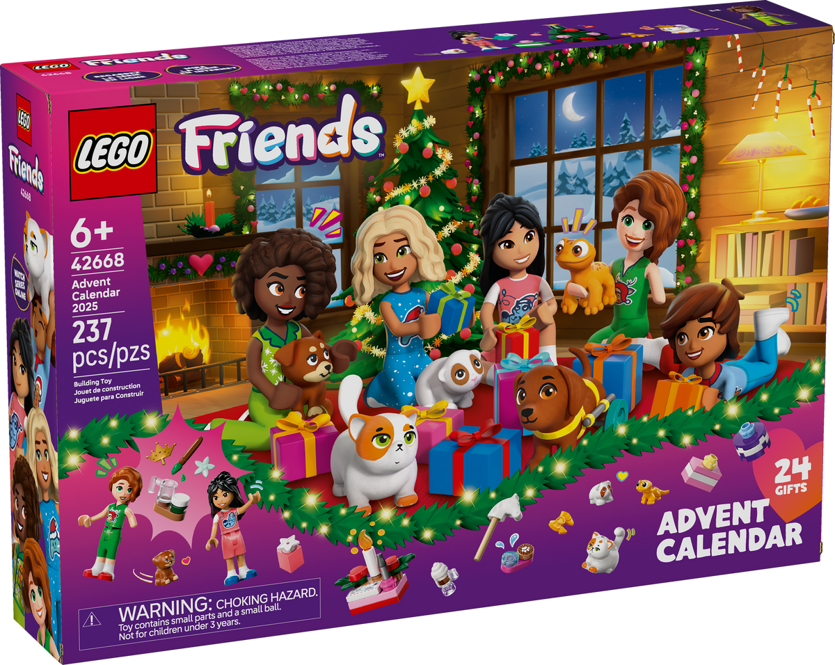 LEGO Friends Advent Calendar 2025 Building Set 237 pieces, UK version
