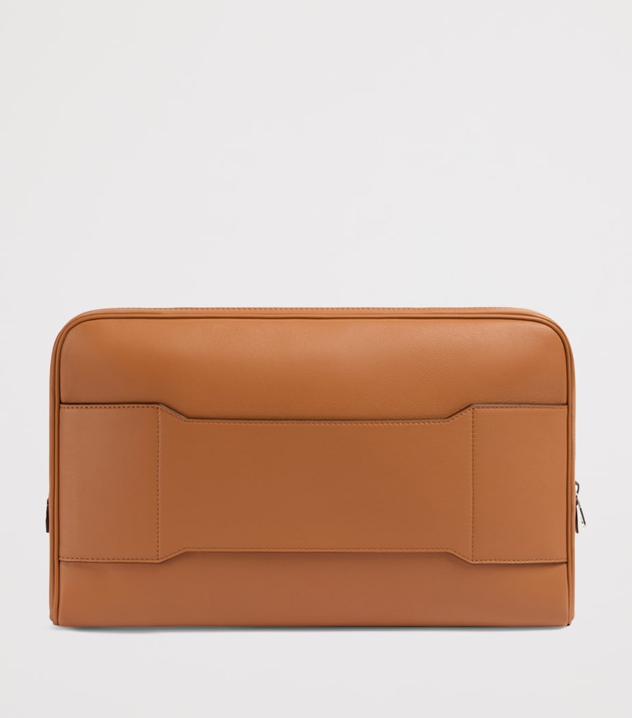 Aviteur Leather Trolley-Sleeve Laptop Case