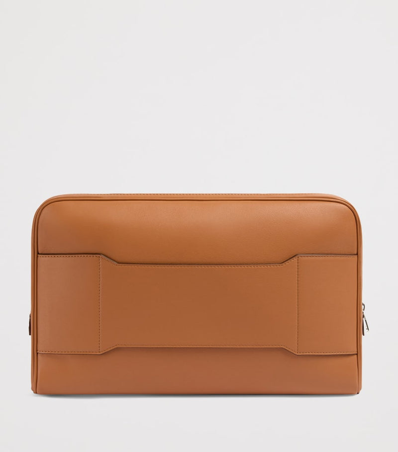 Aviteur Leather Trolley-Sleeve Laptop Case