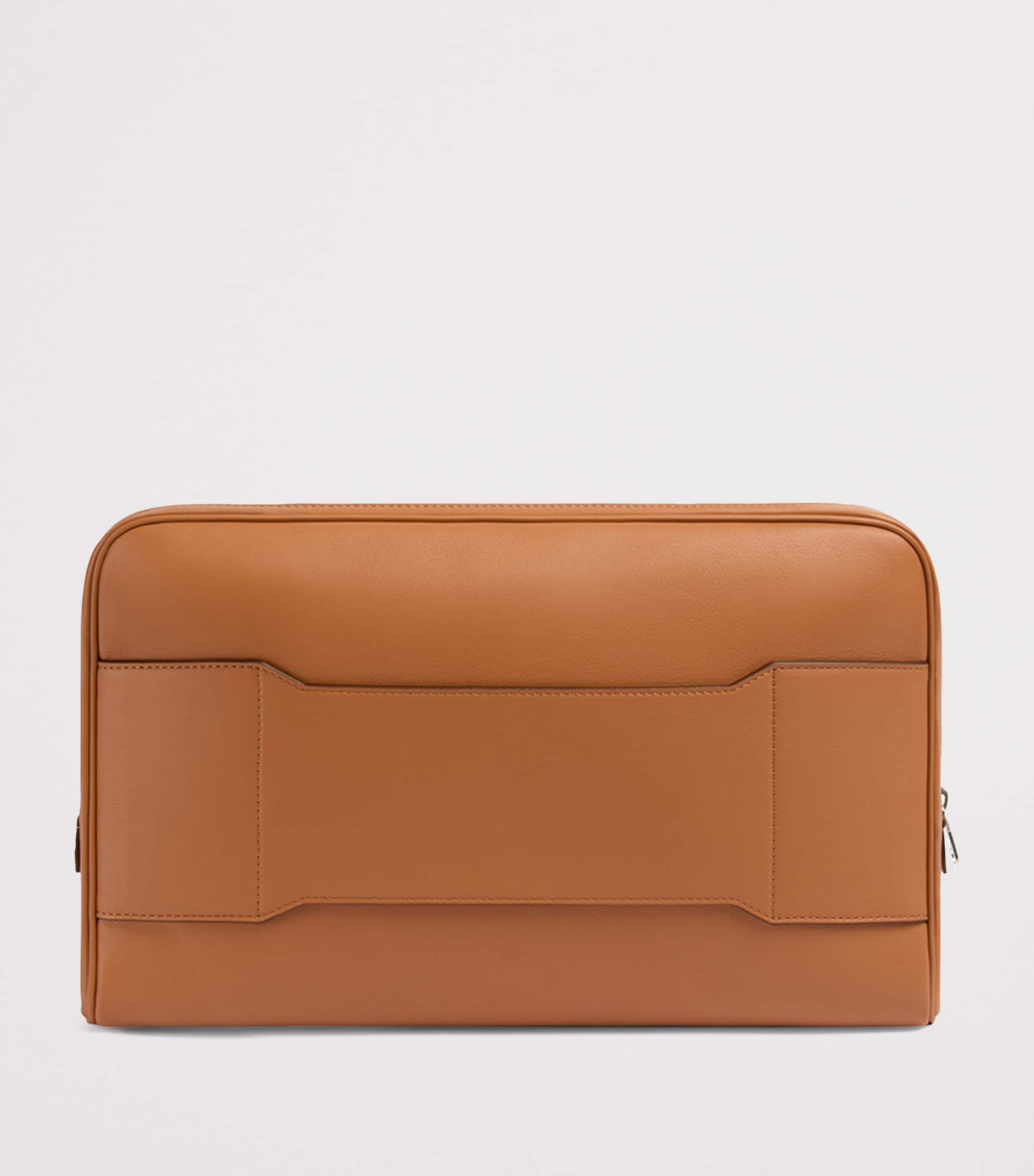 Aviteur Leather Trolley-Sleeve Laptop Case